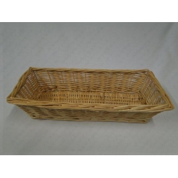 Mandje, langwerpig, lichtbruin